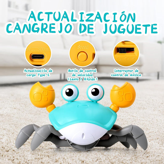 Cangrejo Sensorial Musical Interactivo Divertido